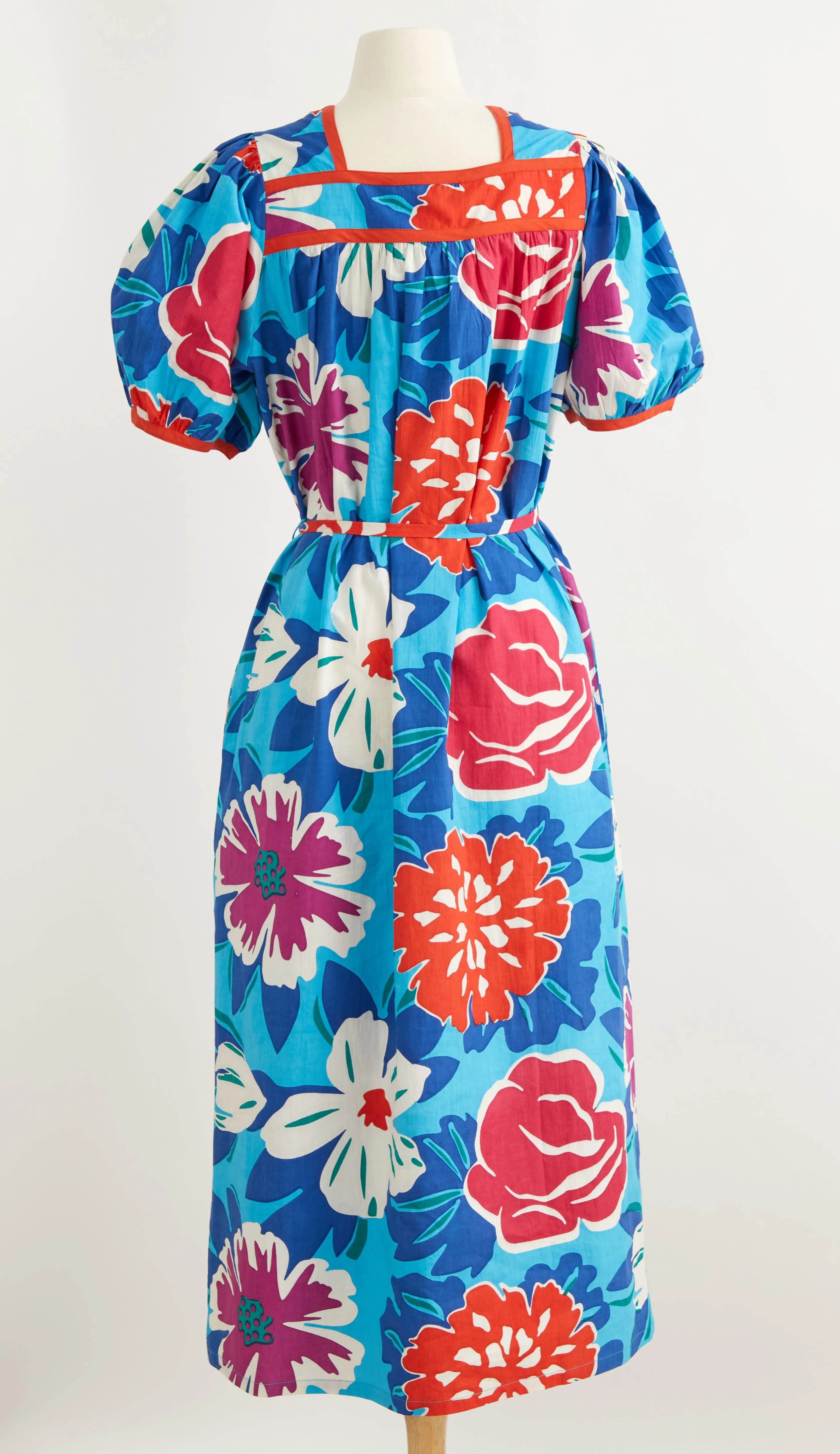 1970s Floral Dress
