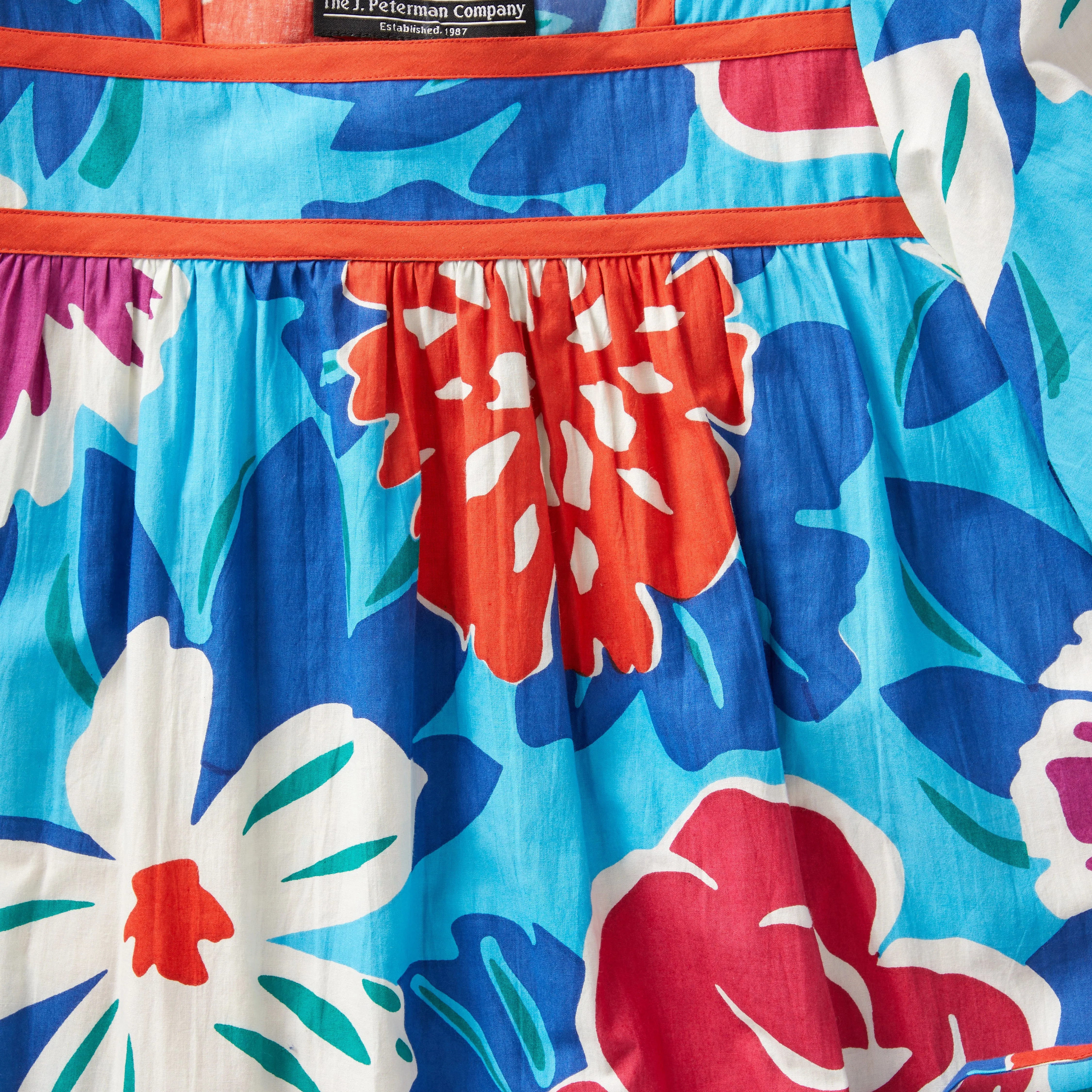 1970s Floral Dress