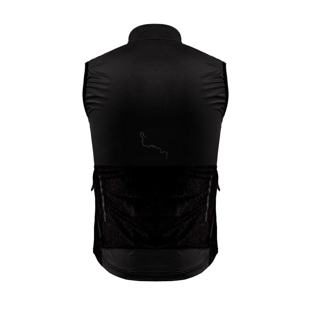 Albion All Road Men's Pertex Quantum Wind Gilet Black