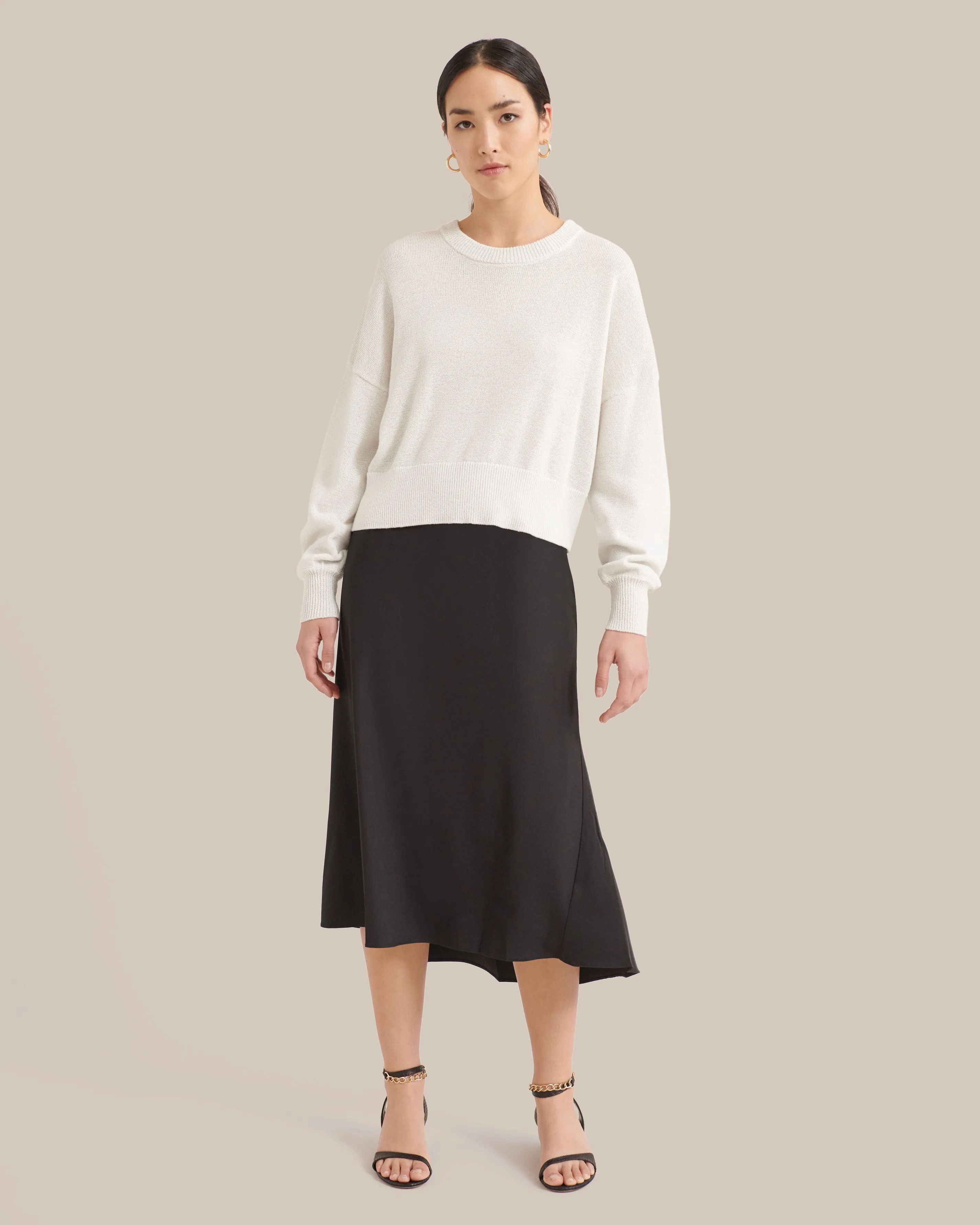 Athena Midi Slip Skirt