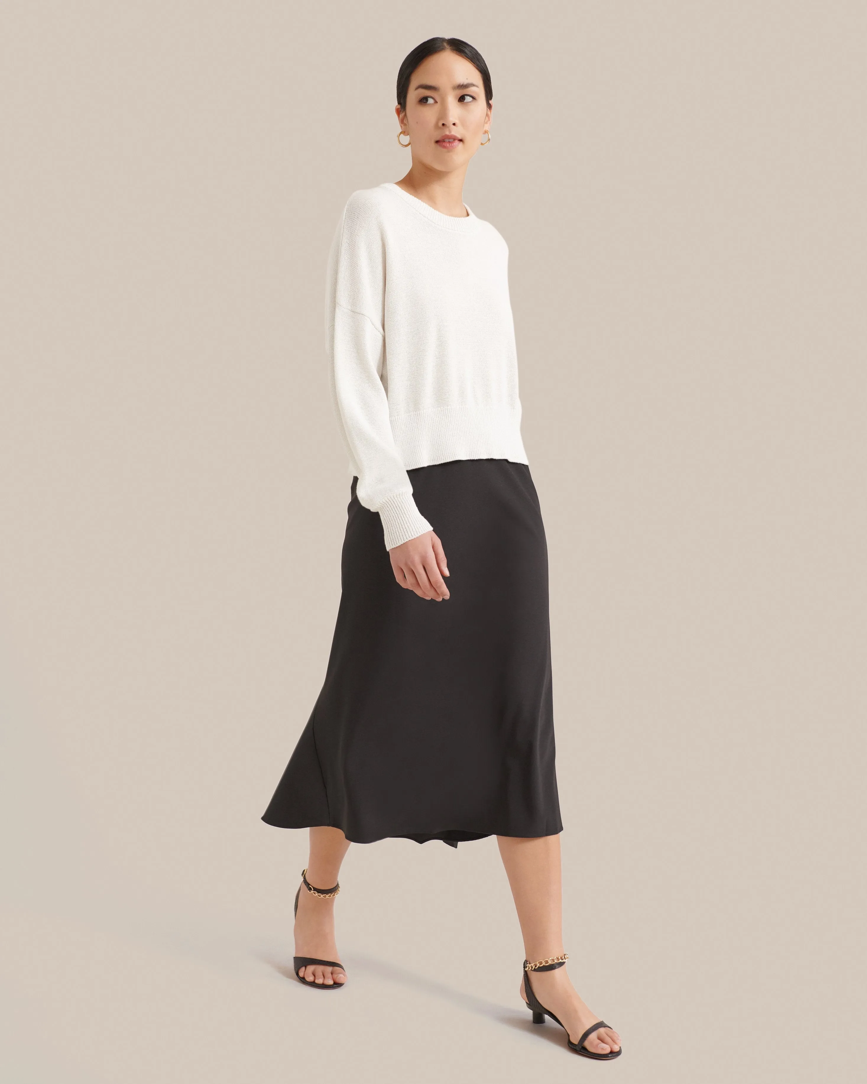 Athena Midi Slip Skirt