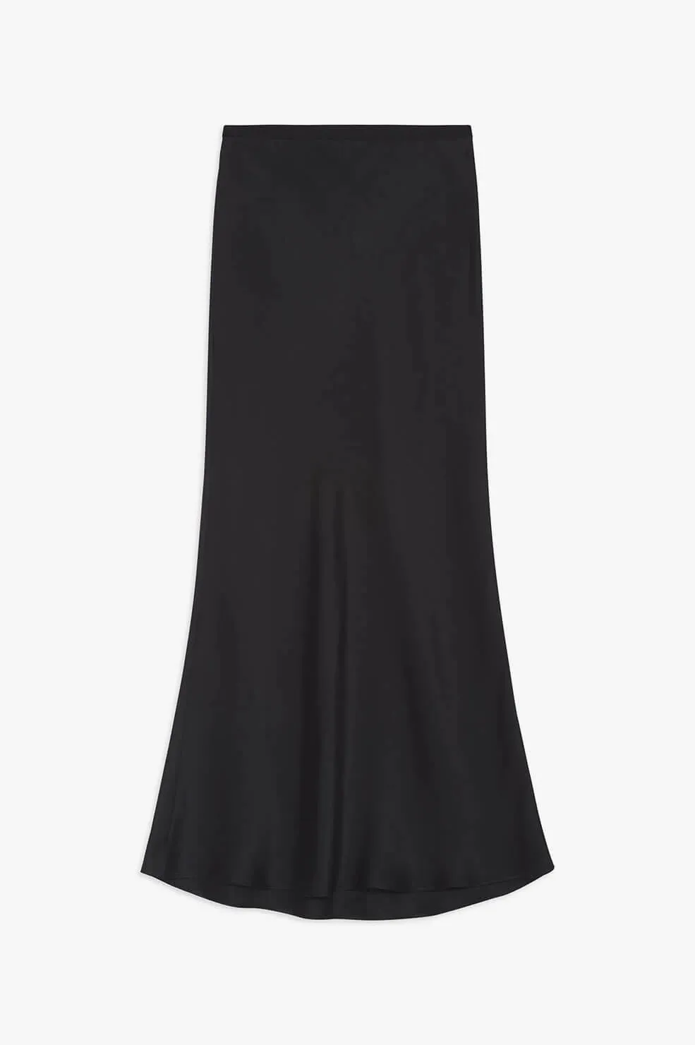 Bar Silk Skirt Black