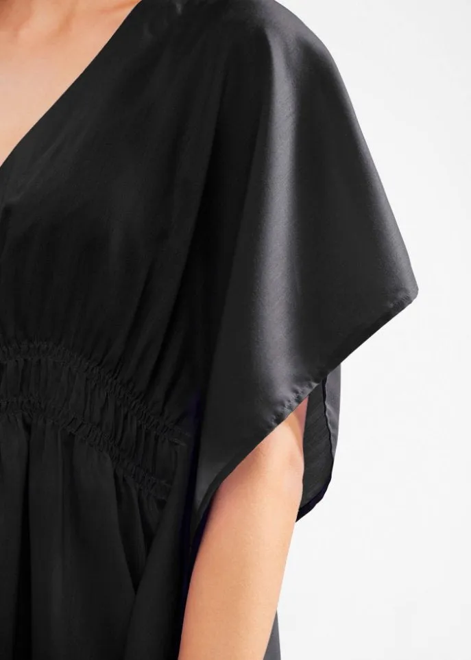 Beach long tunic Bpc Selection, black
