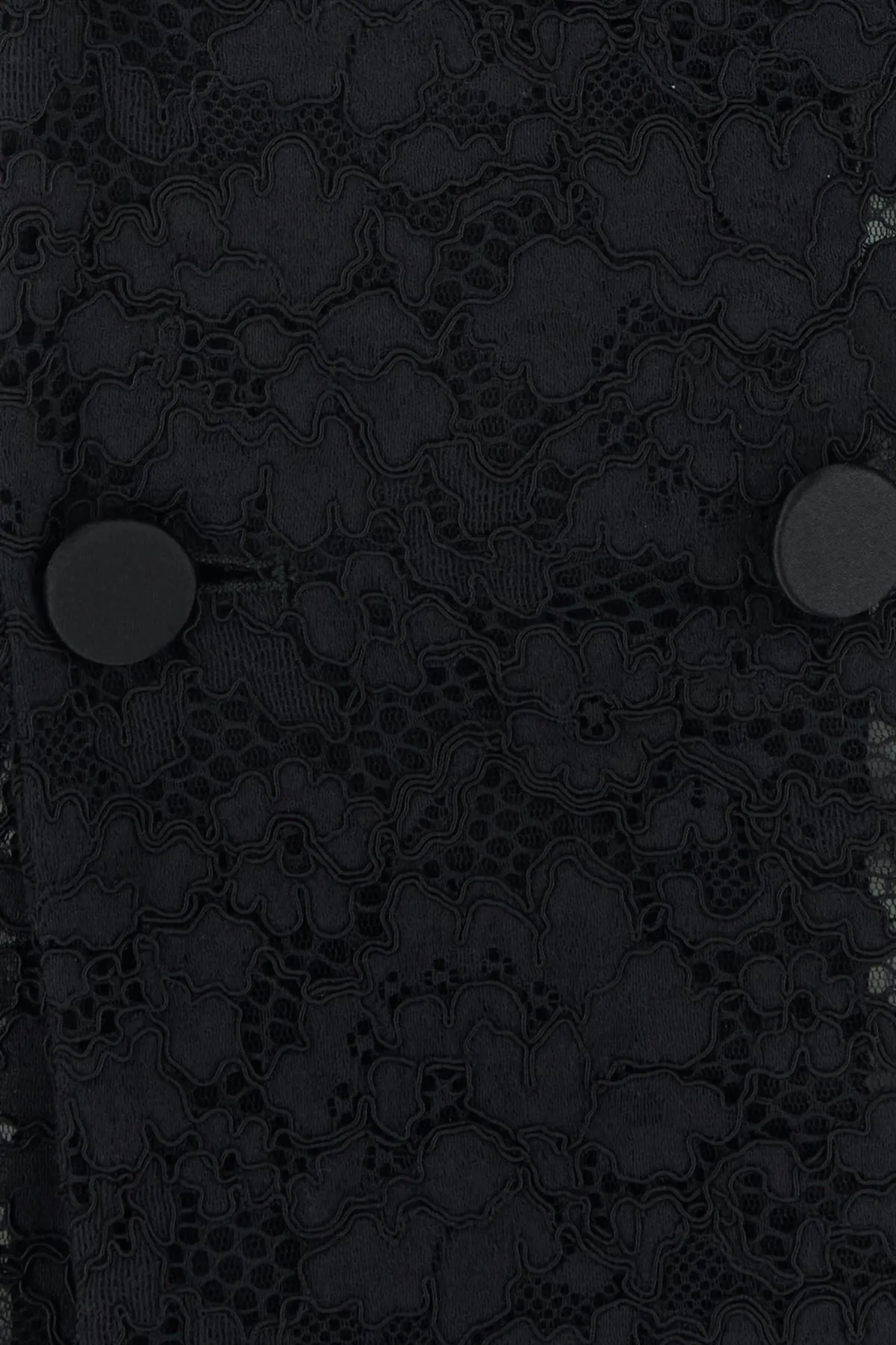 Black guipure lace blazer