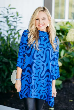 Boho Rumba Navy/Blue Tunic