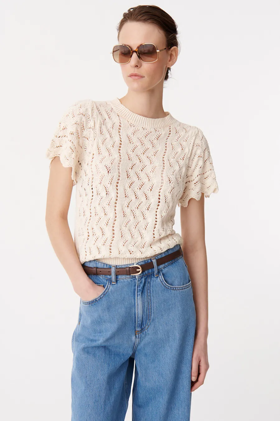 Charlotte Gilet Ecru