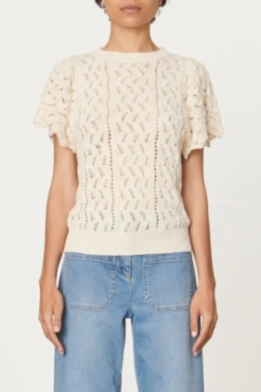 Charlotte Gilet Ecru