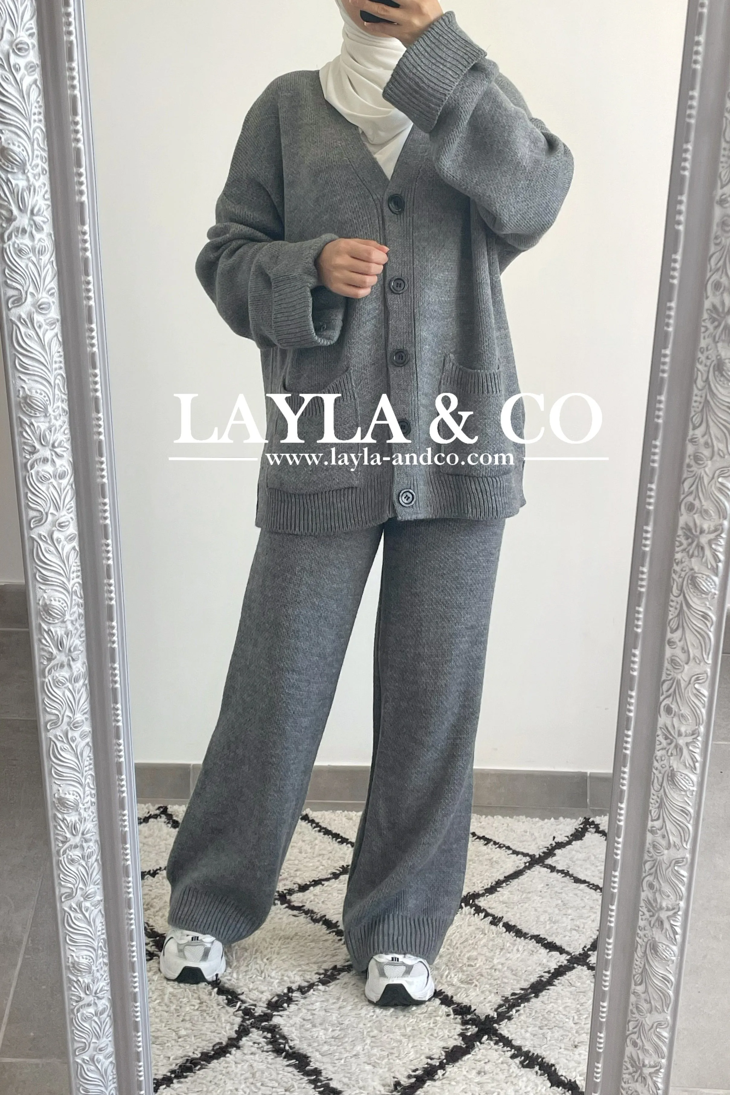Ensemble gilet tricot