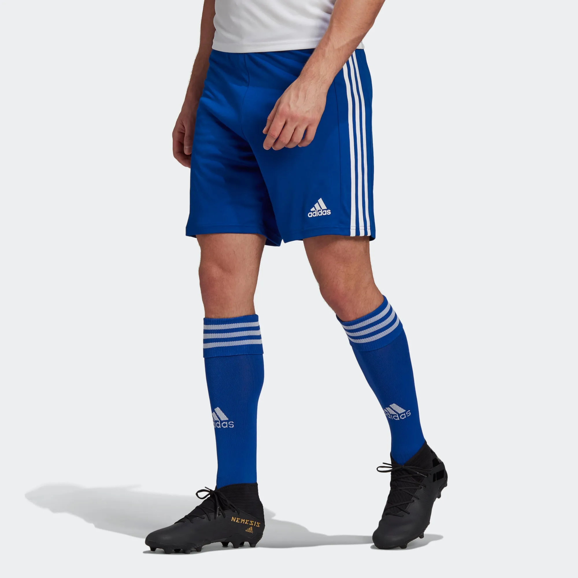 Football pants short Squadra men's blue Adidas, dark blue