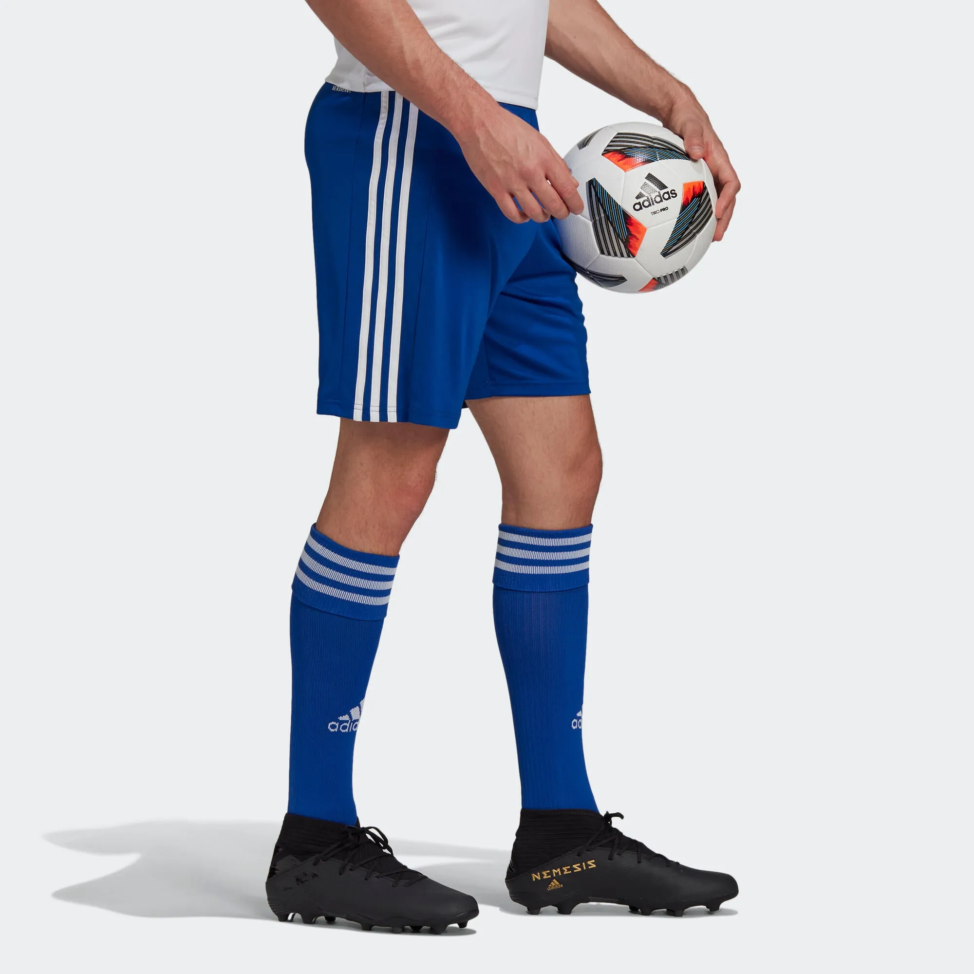 Football pants short Squadra men's blue Adidas, dark blue