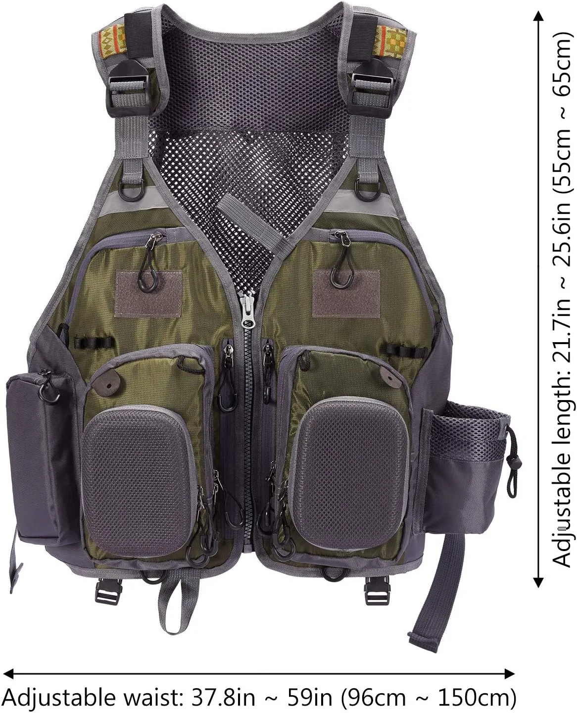 Gilet de pche  sangle rglable - Fitnessterapy
