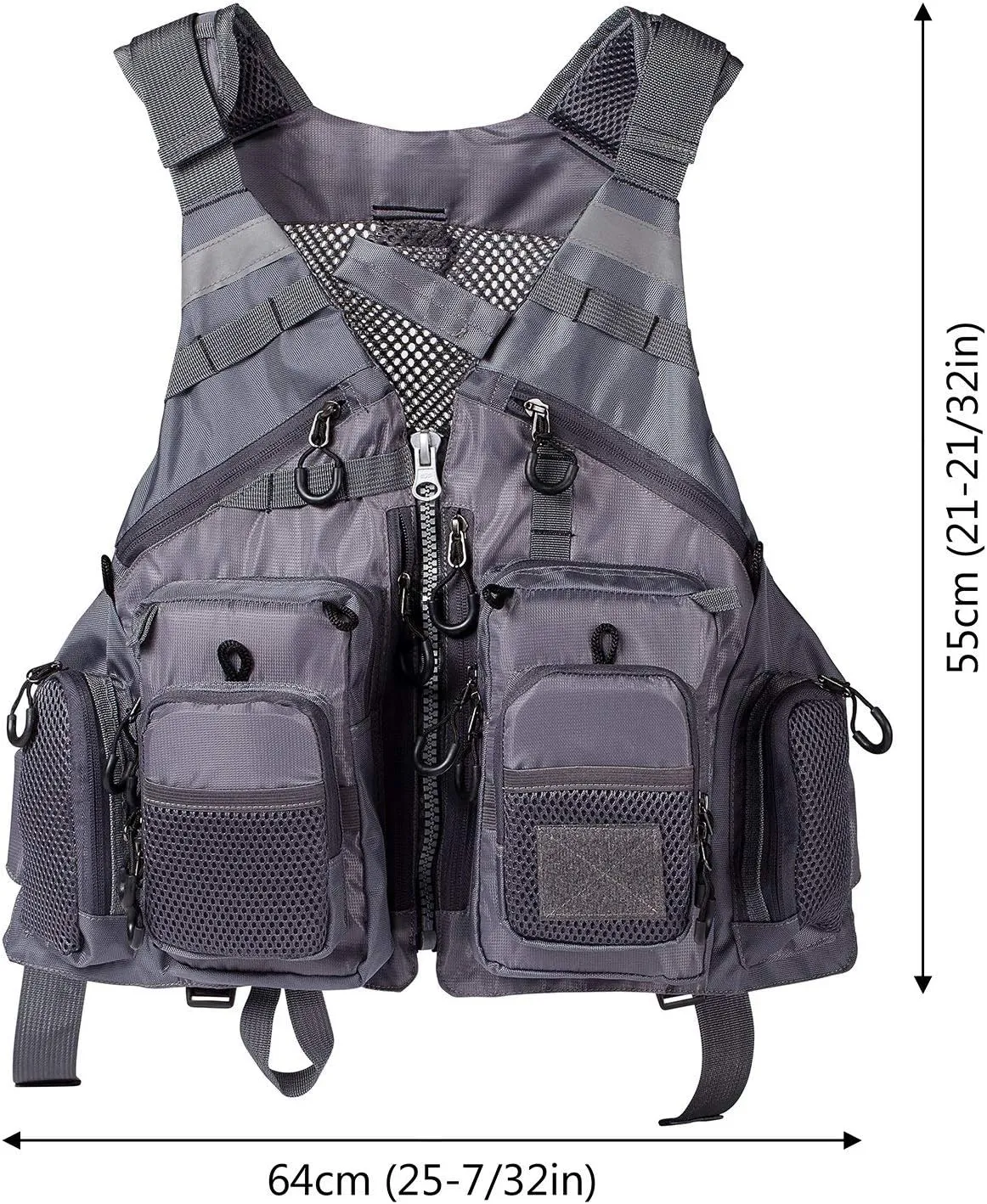 Gilet de pche  sangle rglable - Fitnessterapy