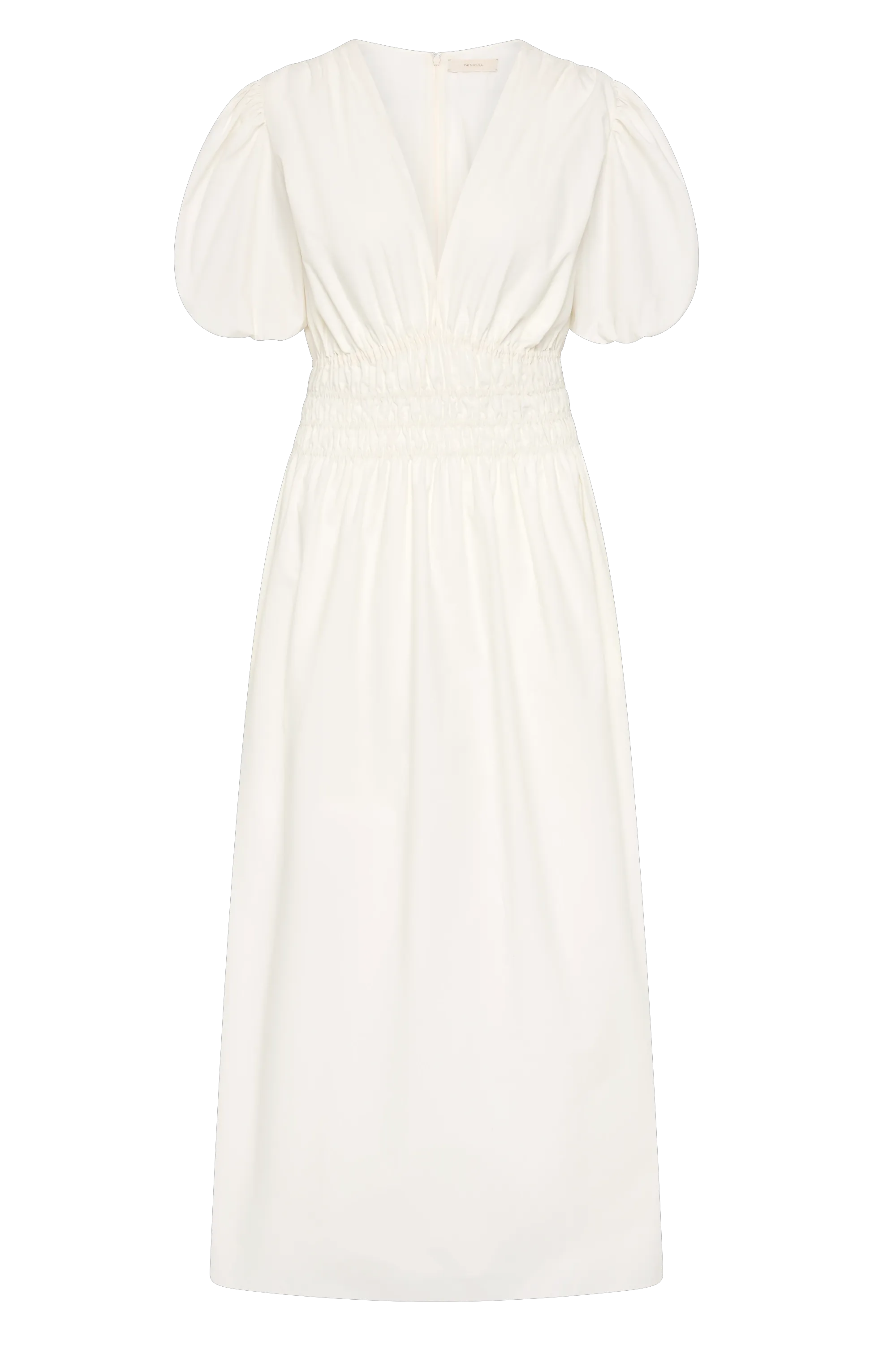 Grace Midi Dress White