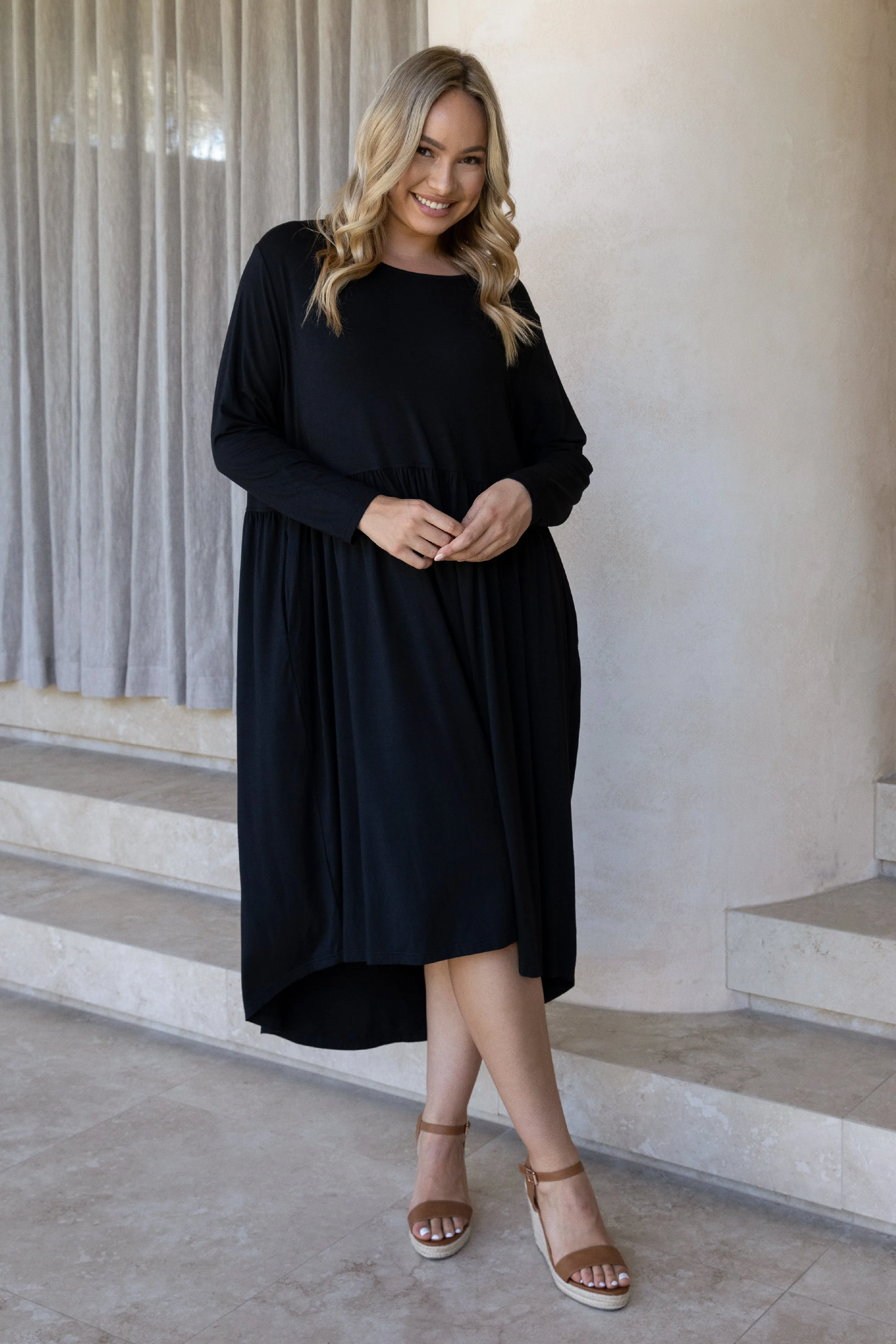 Juniper Dress | Black | FINAL SALE