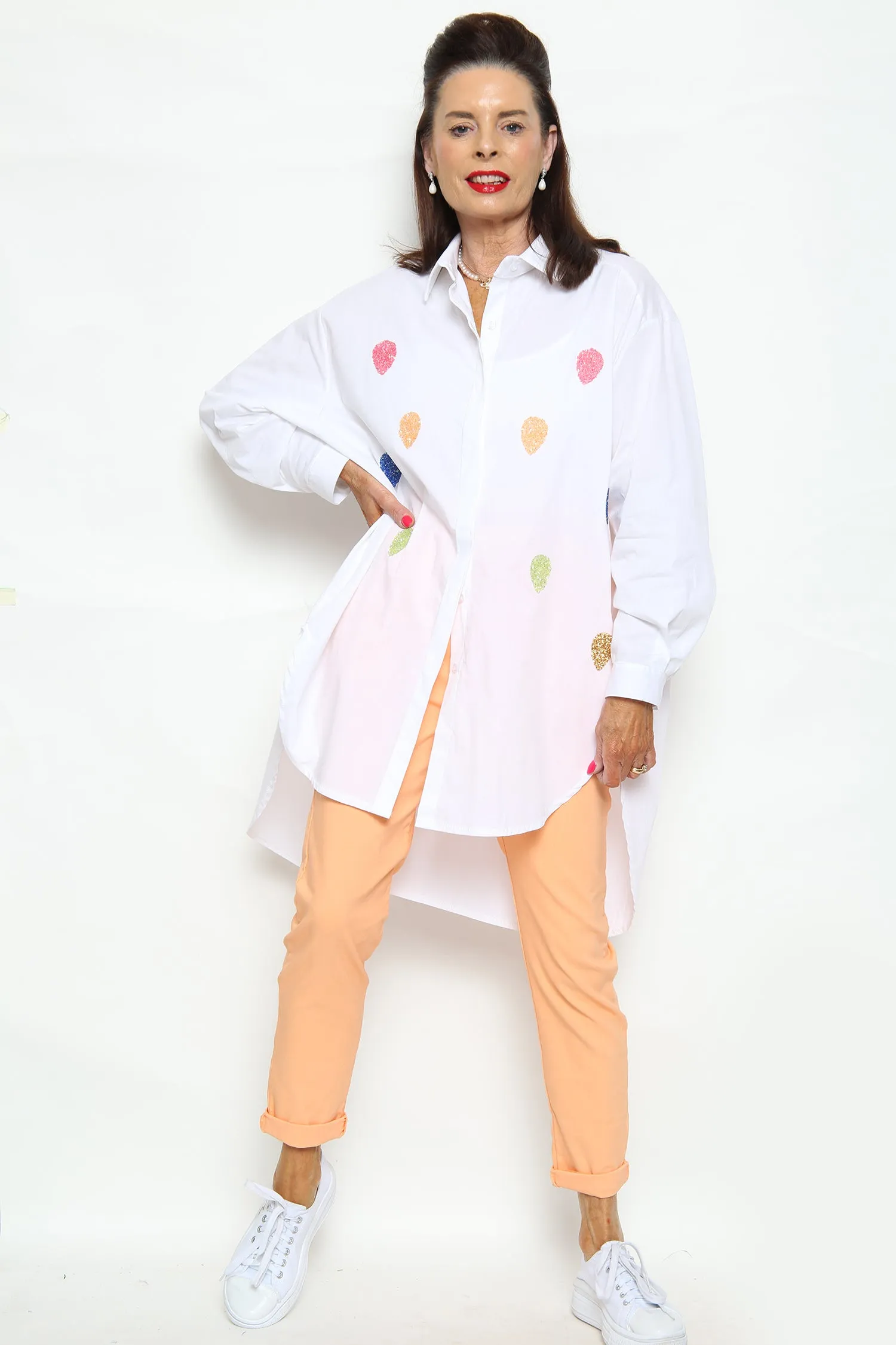 Kitty  Magic Trousers SS23 In Coral