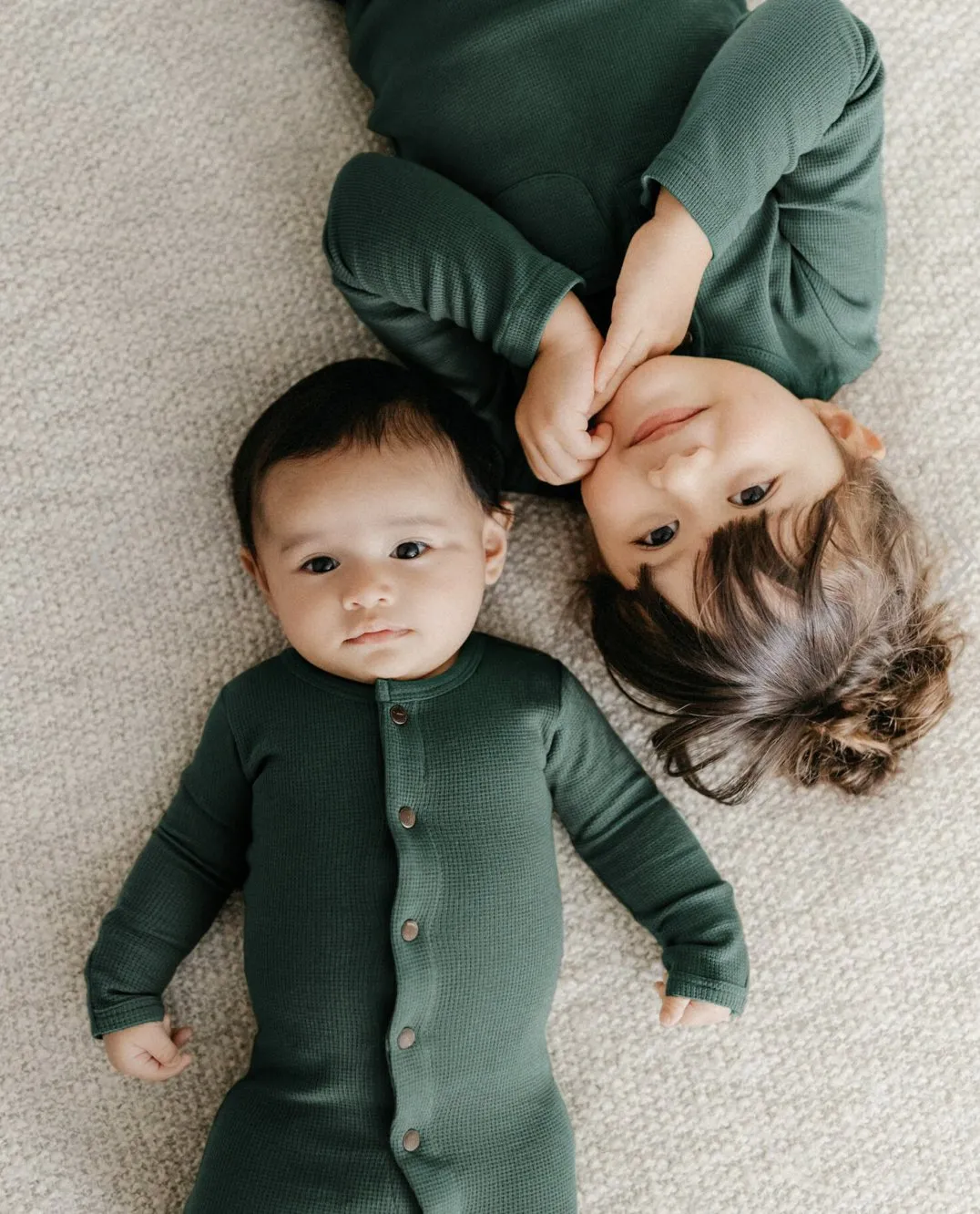 L’oved Baby - Organic Thermal Footie in Pine