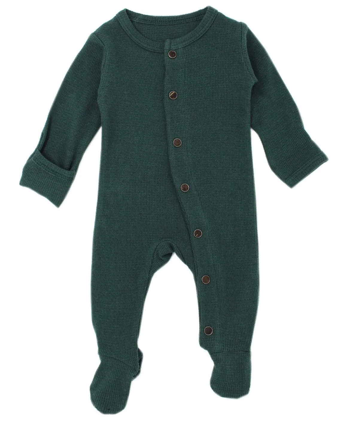 L’oved Baby - Organic Thermal Footie in Pine