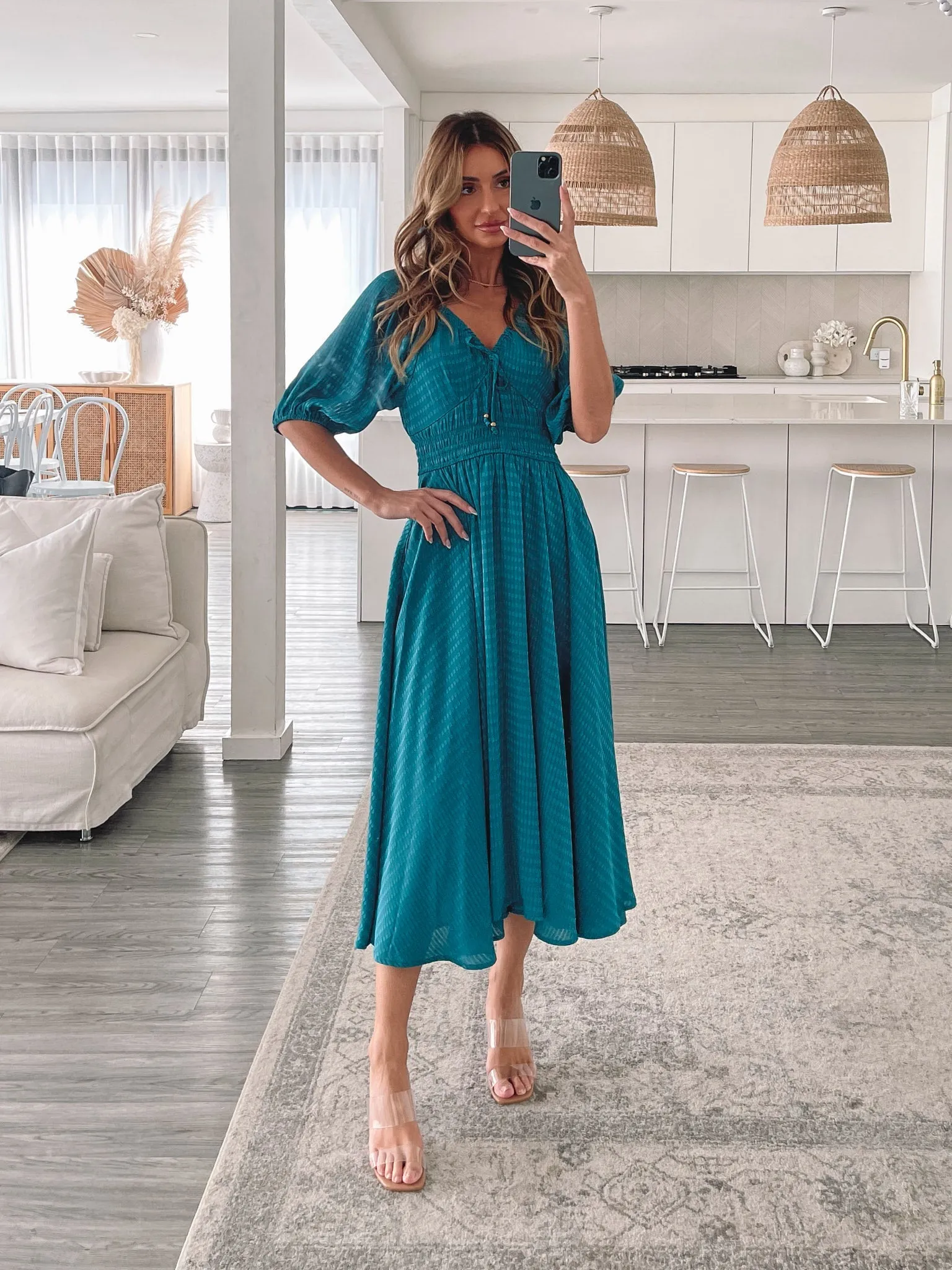 Marvey Dress - Teal