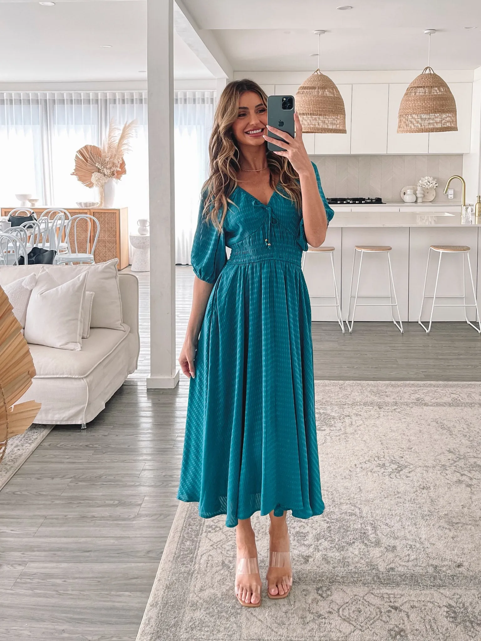 Marvey Dress - Teal