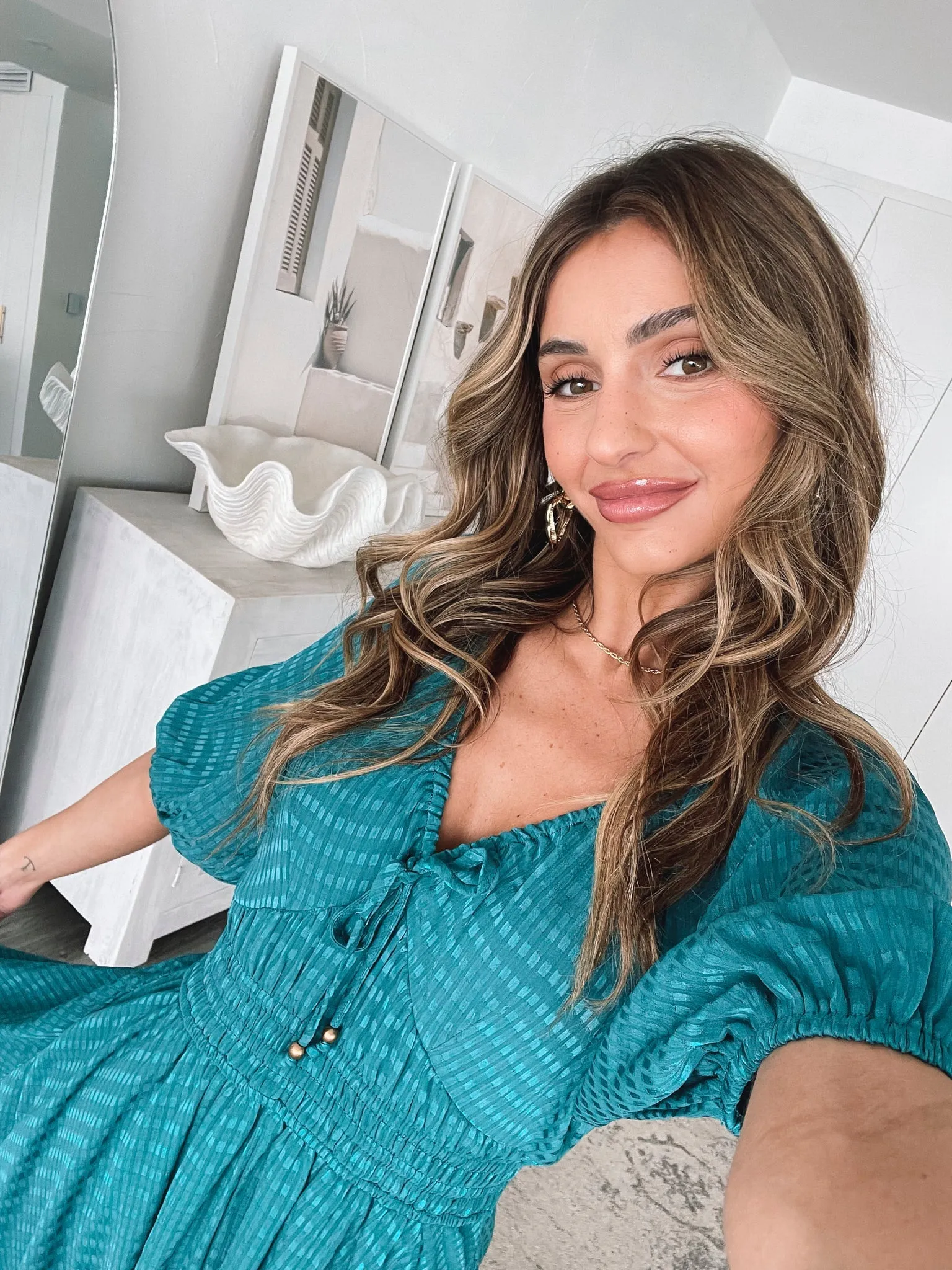 Marvey Dress - Teal
