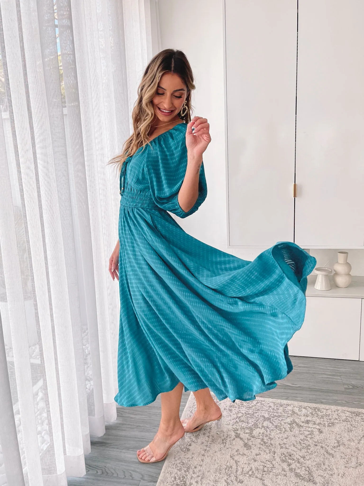 Marvey Dress - Teal