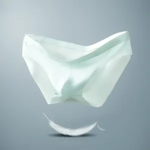 New Ice Silk Seamless Solid Color Men's Underwear