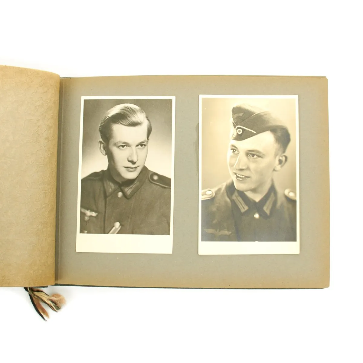 Original German WWII Heer Army 119 Infantry Regiment Marked Photo Album - 25 pages