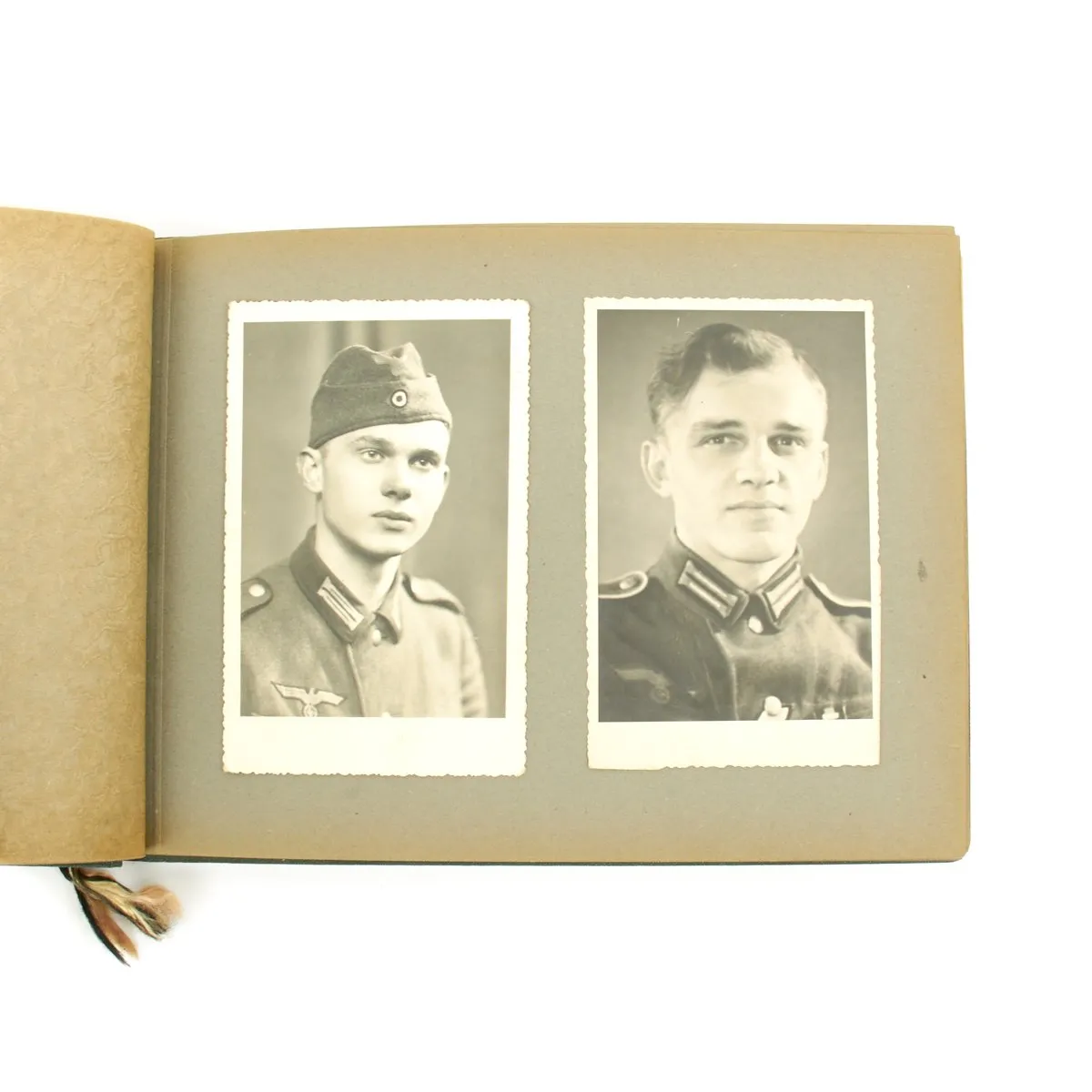 Original German WWII Heer Army 119 Infantry Regiment Marked Photo Album - 25 pages