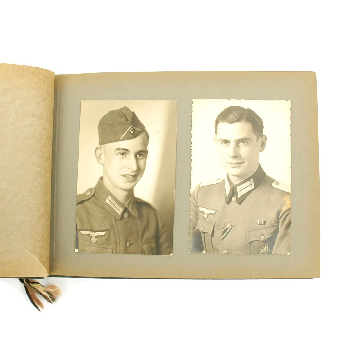 Original German WWII Heer Army 119 Infantry Regiment Marked Photo Album - 25 pages