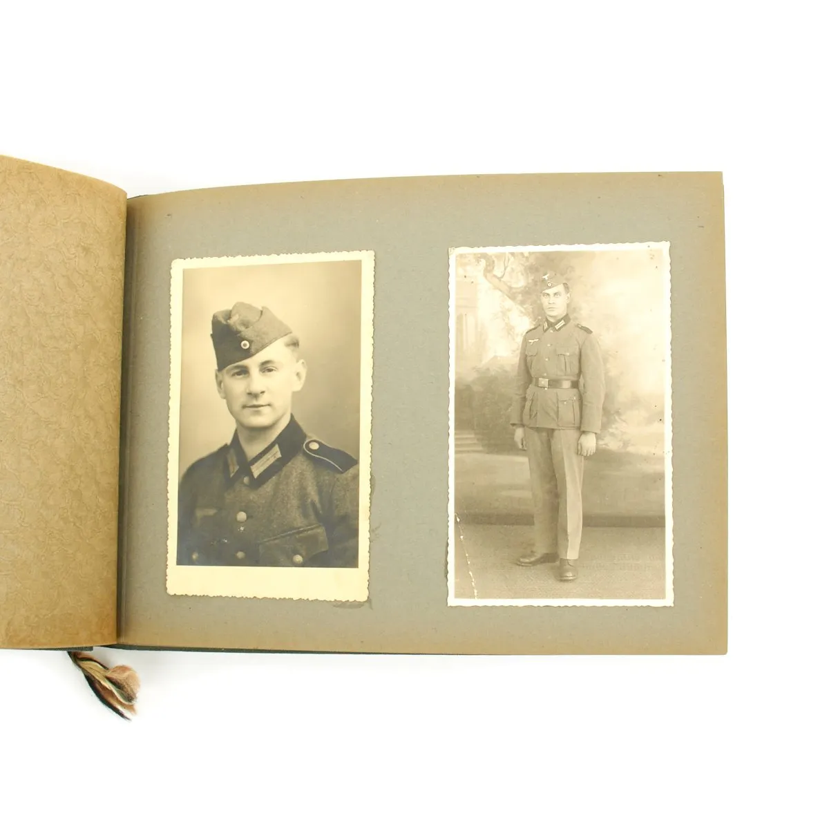 Original German WWII Heer Army 119 Infantry Regiment Marked Photo Album - 25 pages