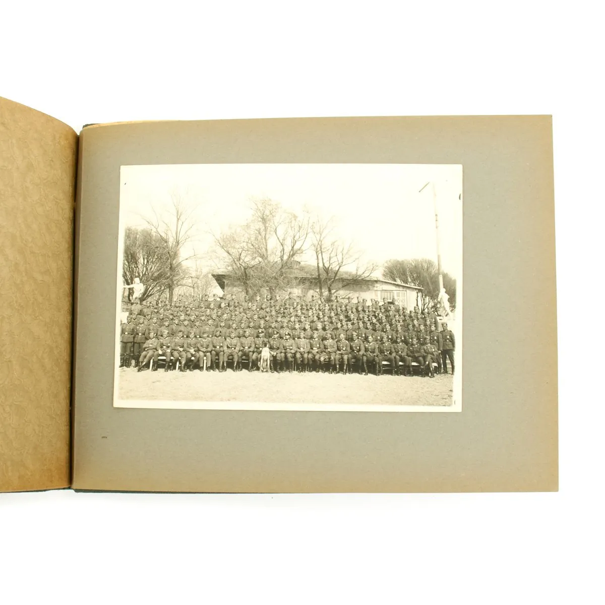 Original German WWII Heer Army 119 Infantry Regiment Marked Photo Album - 25 pages