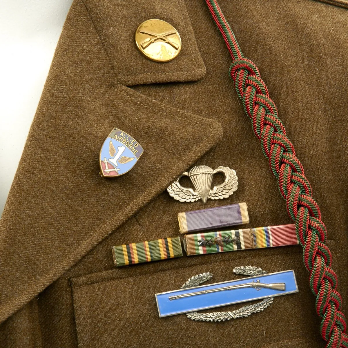 Original U.S. WWII 517th Parachute Infantry Combat Team Named Grouping - Operation Dragoon