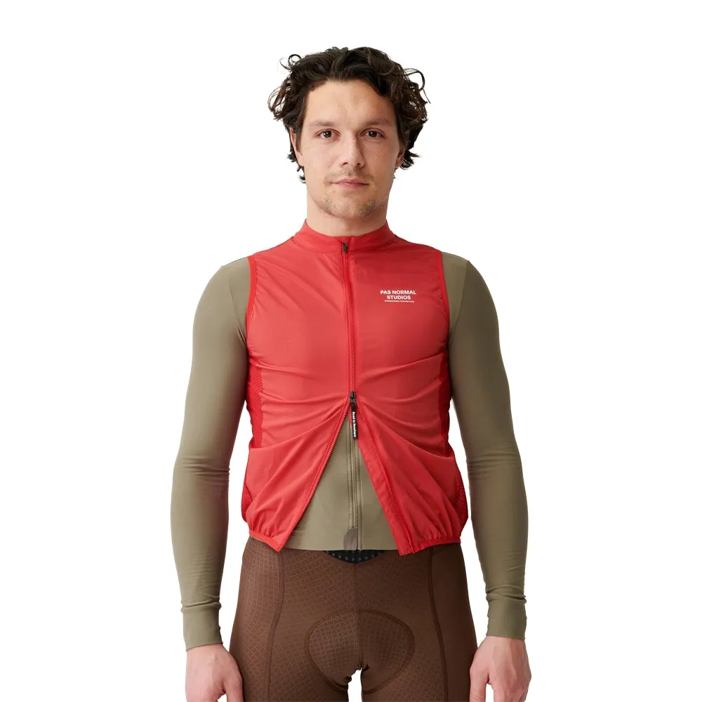 PAS NORMAL STUDIOS Stow Away Gilet - Deep Red