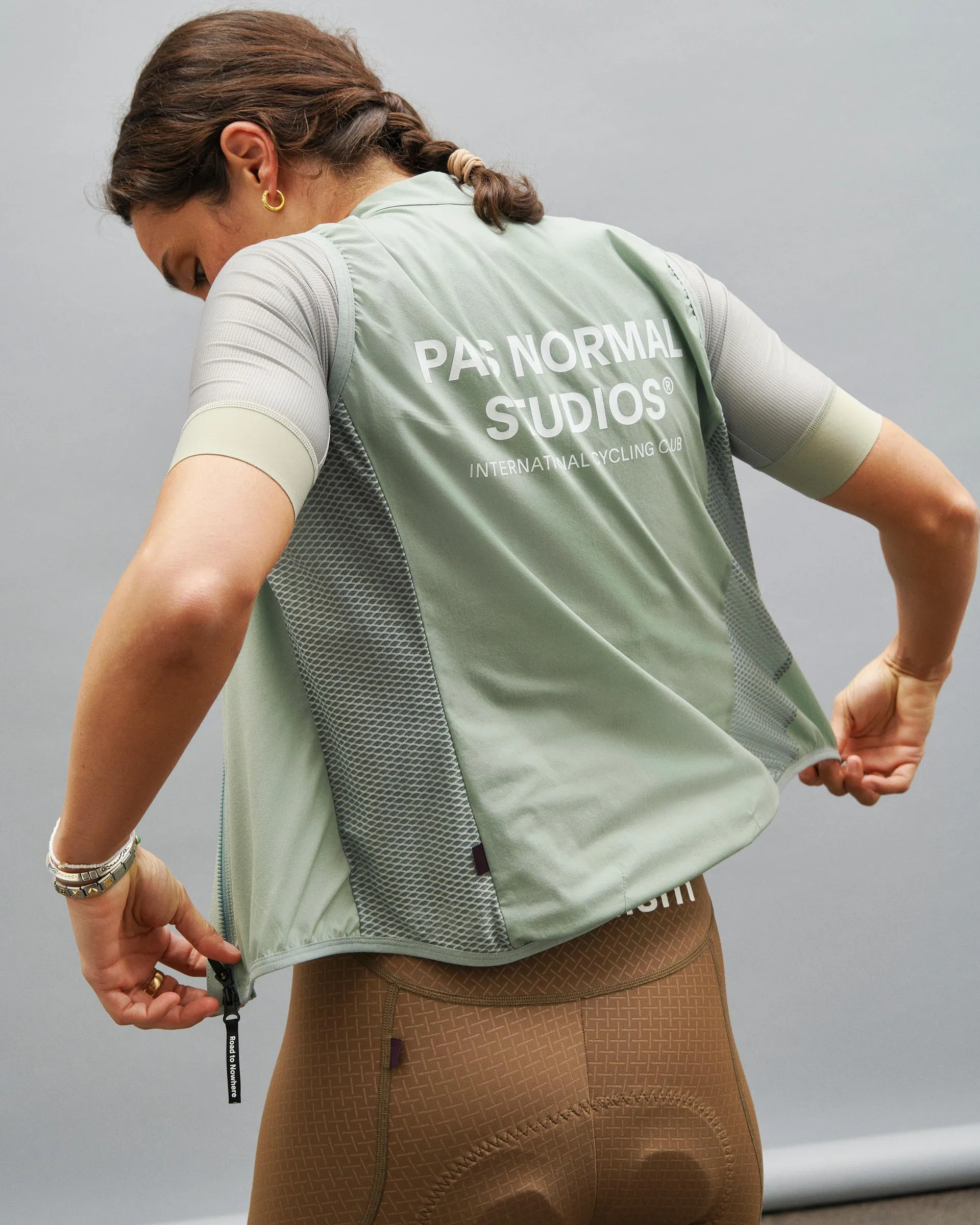 PNS Mechanism Women's Stow Away Gilet Dusty Mint