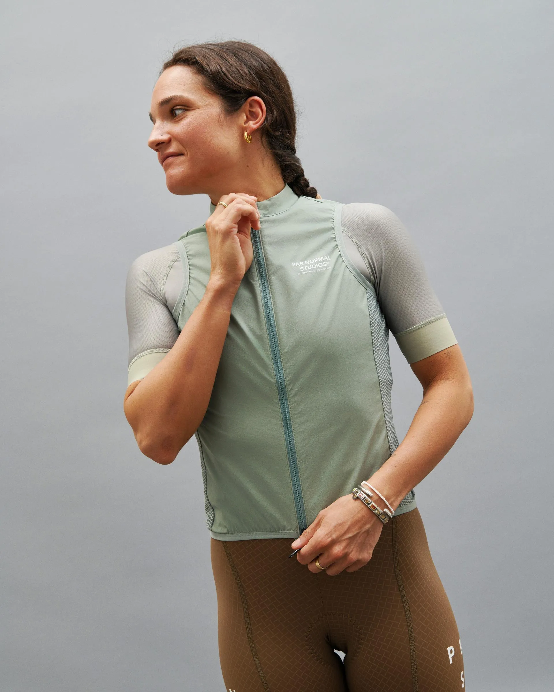 PNS Mechanism Women's Stow Away Gilet Dusty Mint