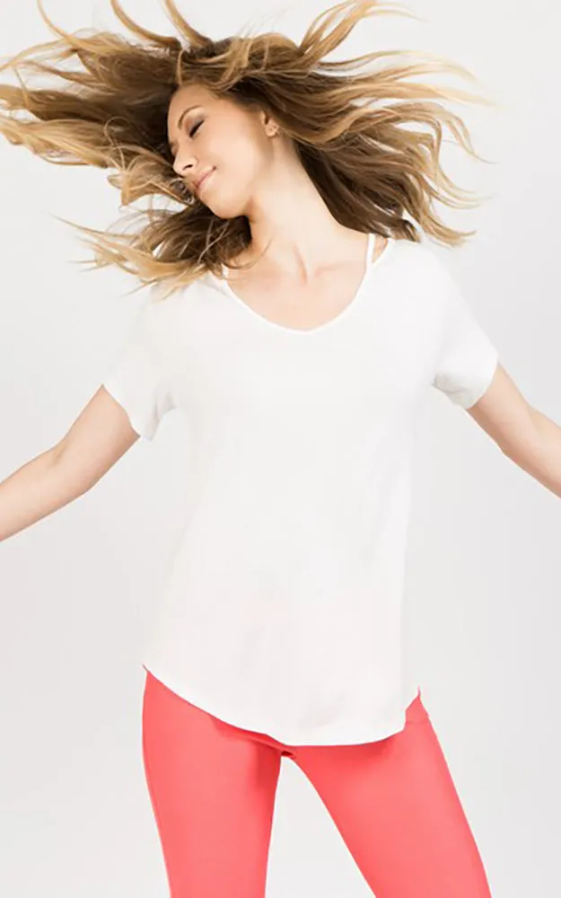 TP1085 Jersey Stylish Short Sleeve Knit Top  6pcs Pack