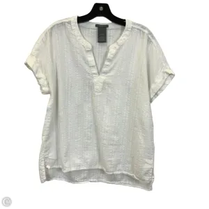 Tunic Sleeveless By Matty M In White, Size: M