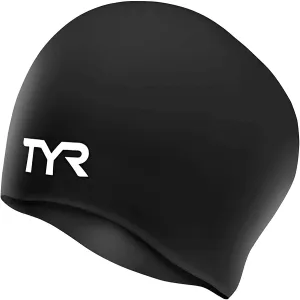 TYR Long Hair Silicone Cap 5241119- Black
