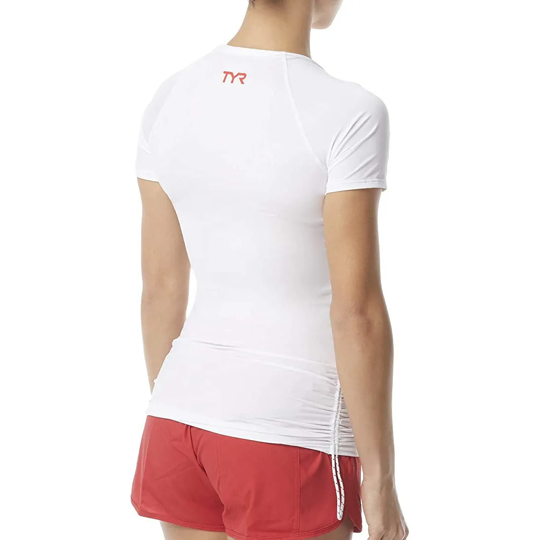 TYR Women's Guard Swim Top Short Sleeve Rashguard