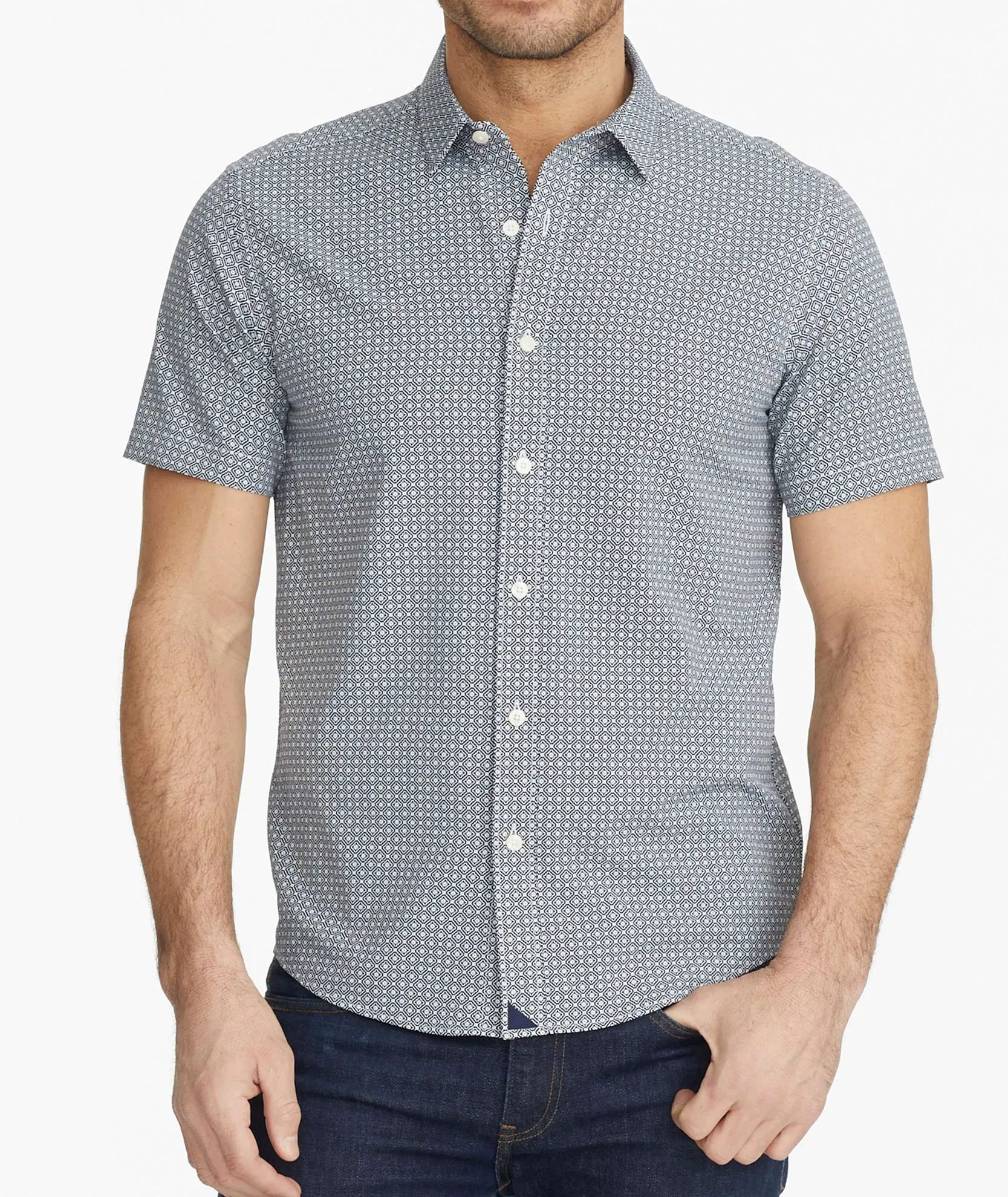 Wrinkle-Free Performance Short-Sleeve Kamari Shirt