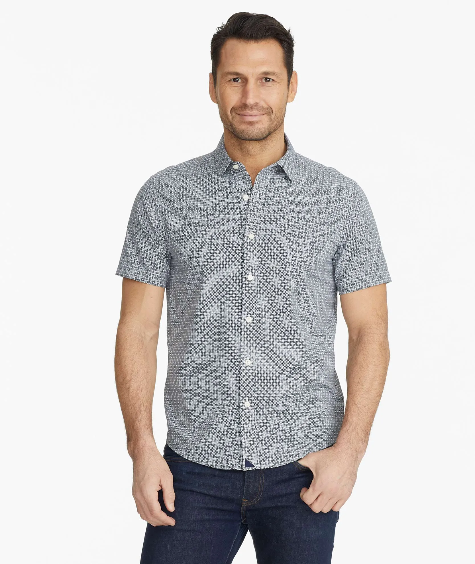 Wrinkle-Free Performance Short-Sleeve Kamari Shirt
